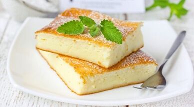 Zapiekanka z twarogu na podagrę